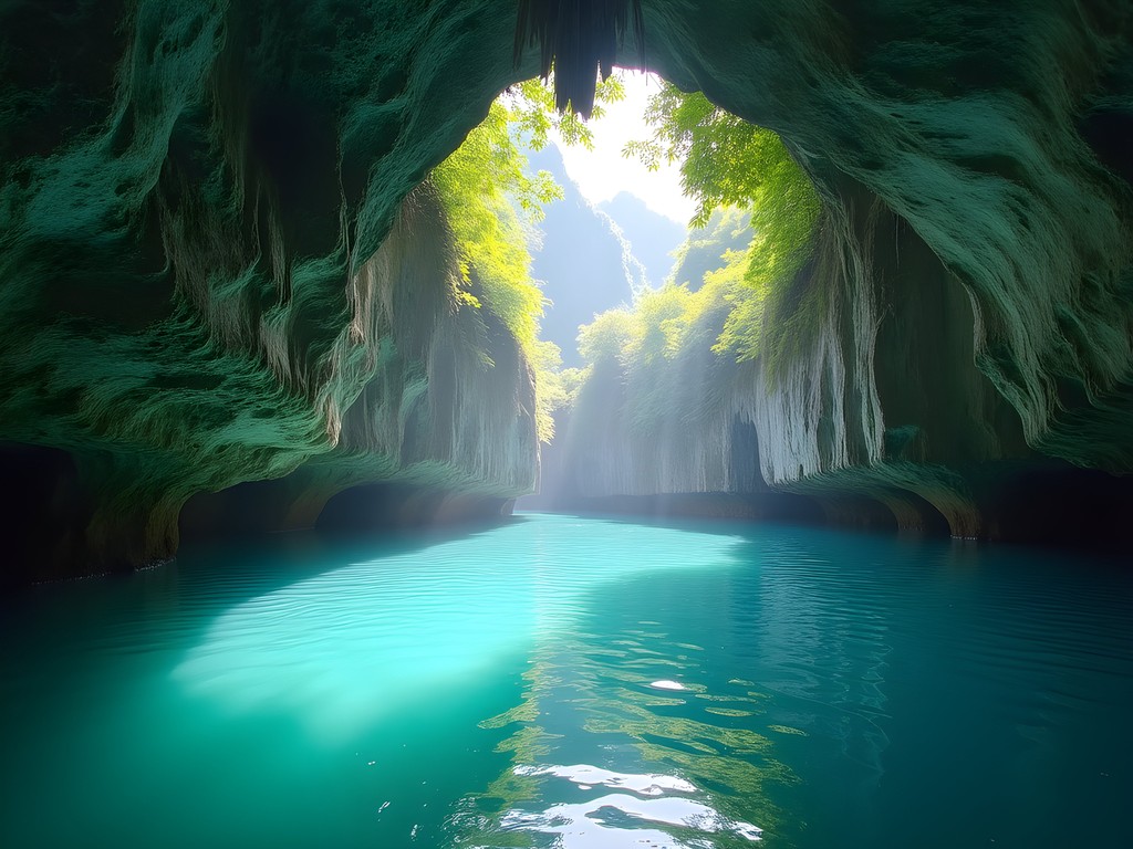 Blue Lagoon 3 showing natural limestone formations with golden ratio proportions