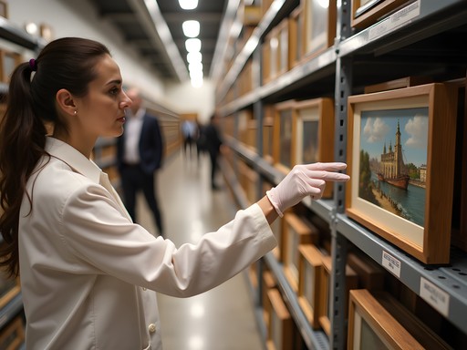 Exclusive viewing of archived art collections at the High Museum with curator