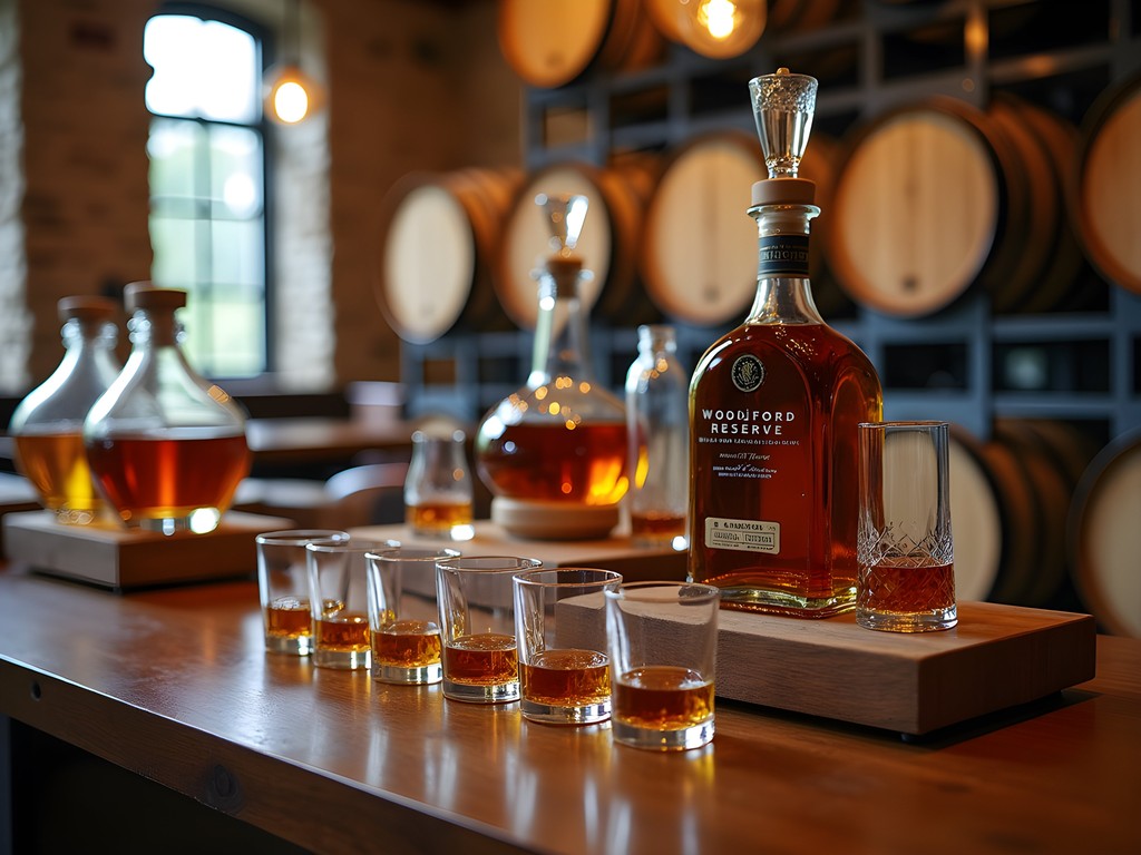 Private bourbon blending experience at Woodford Reserve distillery near Georgetown
