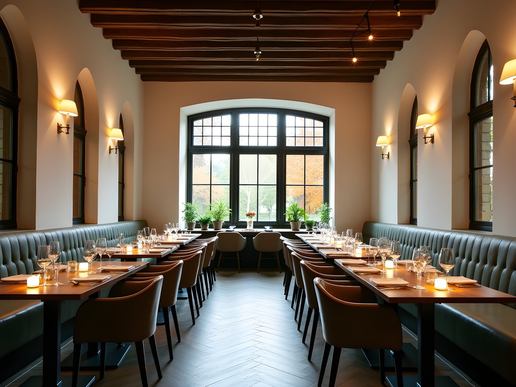 Elegant autumn dining experience at Faculty Club in Leuven's historic Begijnhof