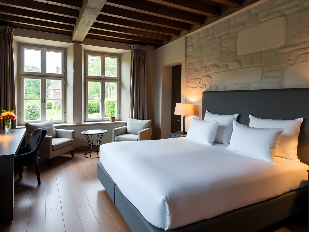 Elegant suite in a converted 16th-century monastery hotel in Leuven