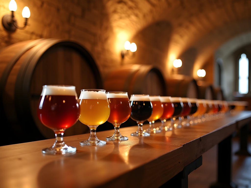Sophisticated beer tasting experience in a historic Leuven cellar