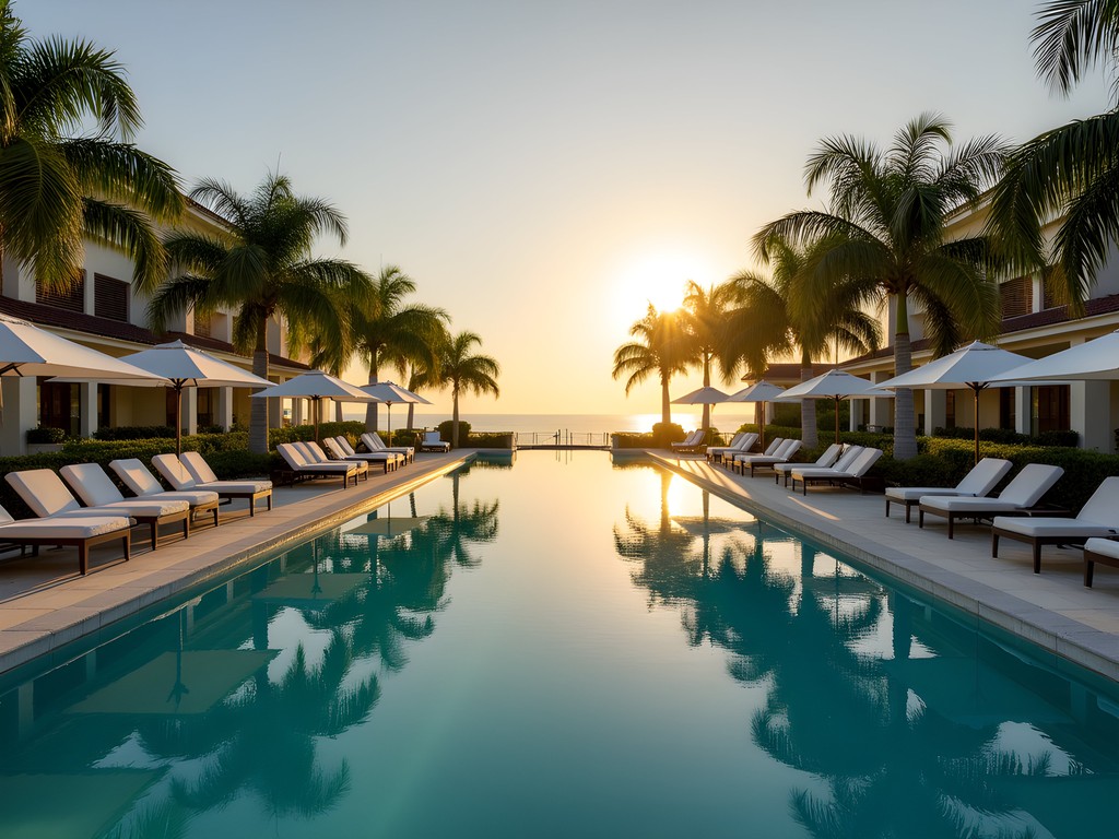 Luxury adult-only pool at Four Seasons Resort Orlando