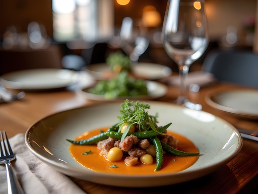 Elegant farm-to-table dinner with Pueblo chile accents at Burnt Timber Tavern