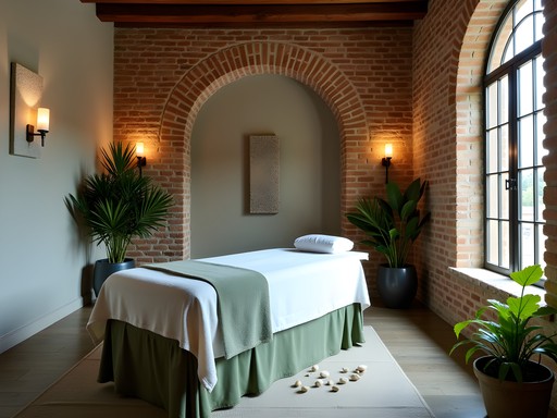 Luxury spa treatment room at Mineral Palace Spa in Pueblo