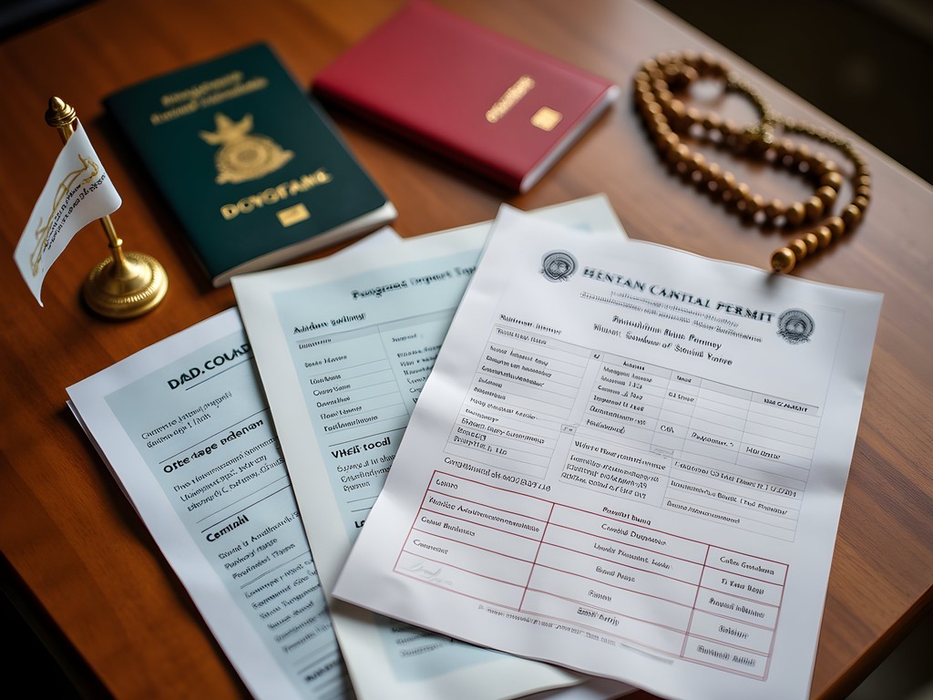 Bhutan travel permit documents and visa arrangement process