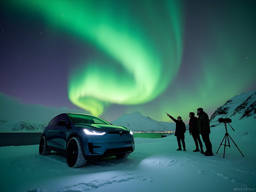 Private luxury expedition viewing Northern Lights near Tromsø