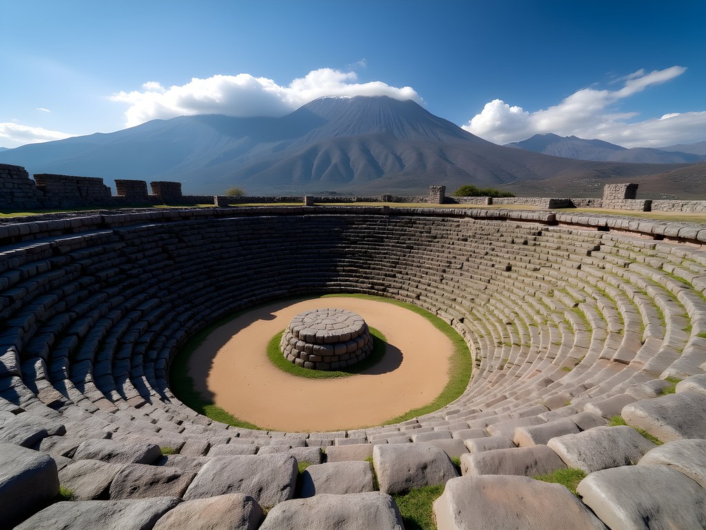 Ingapirca archaeological site with Inca stonework and mountain backdrop