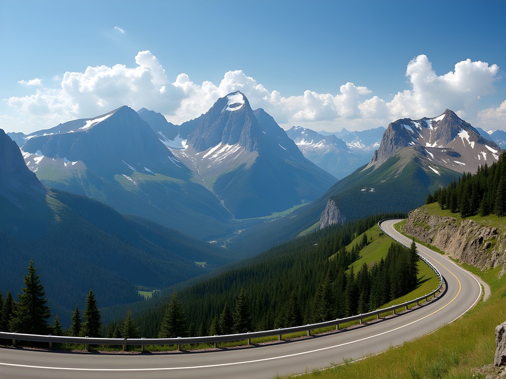 Sweeping view from Trail Ridge Road in Rocky Mountain National Park