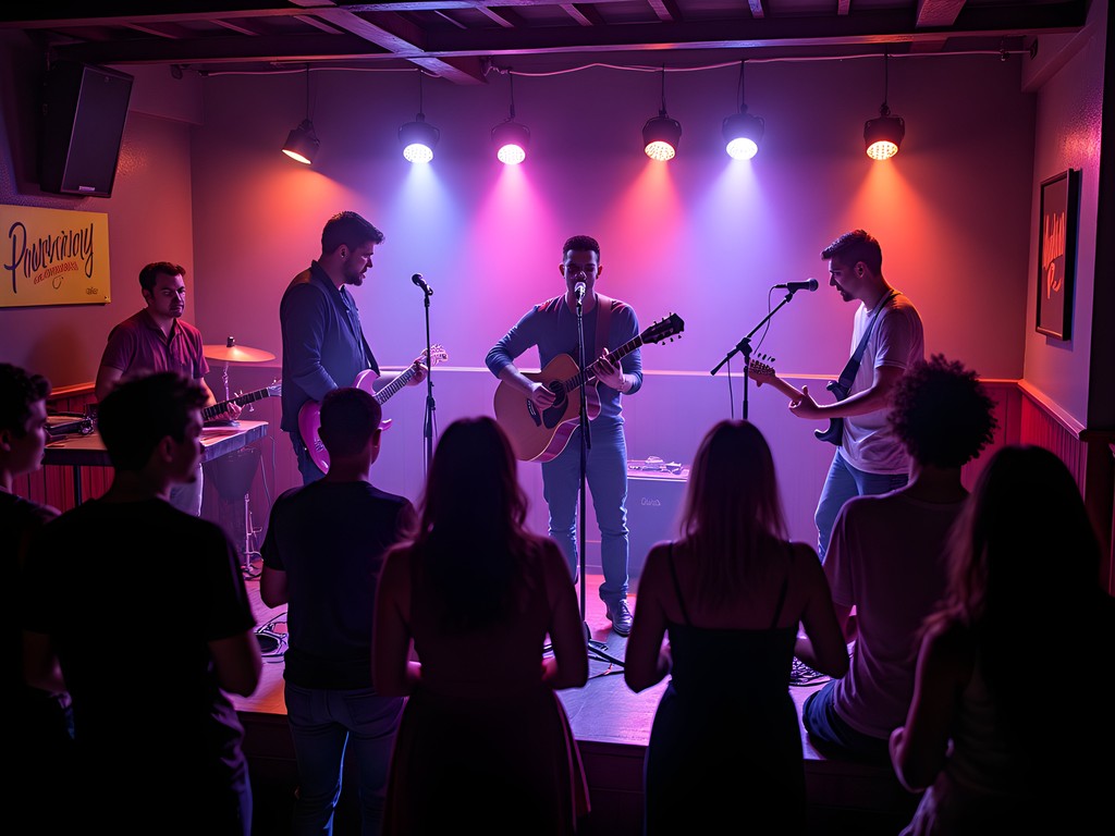 Live band performing at intimate music venue in Florence Kentucky
