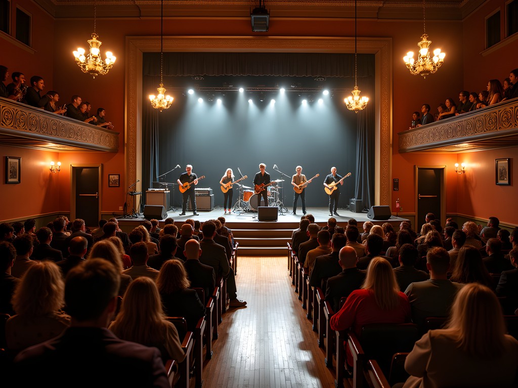 Concert performance at historic Duling Hall venue in Jackson Mississippi