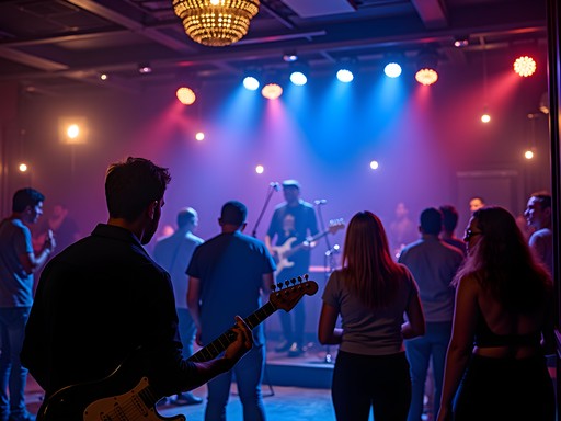 Live blues performance at BB King's Blues Club on Beale Street Memphis