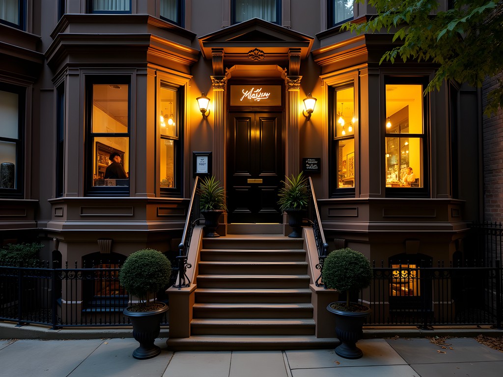 Historic Harlem brownstone housing secret jazz club