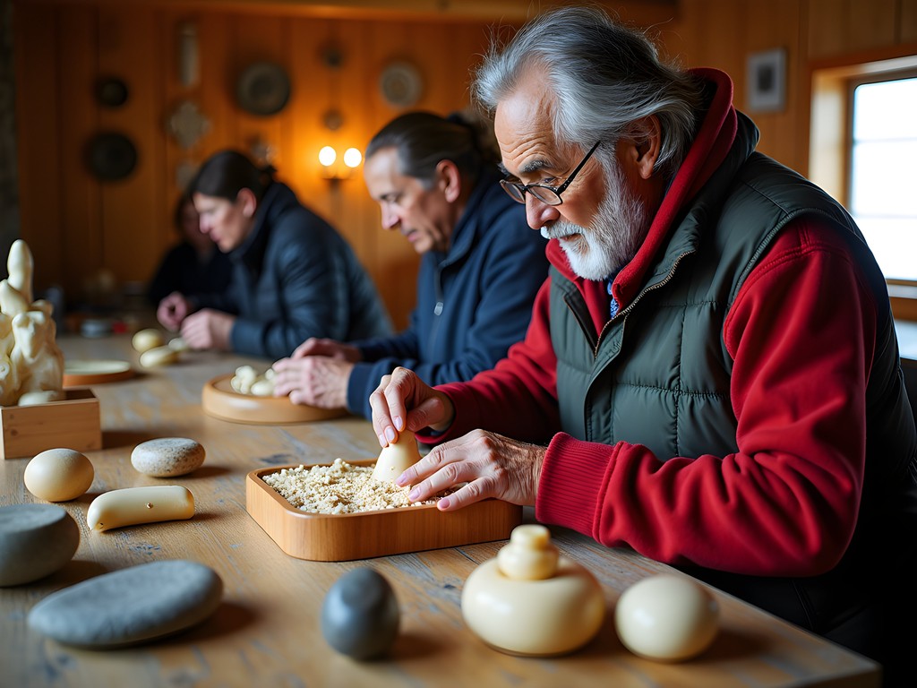 Traditional Inuit cultural workshop in Iqaluit
