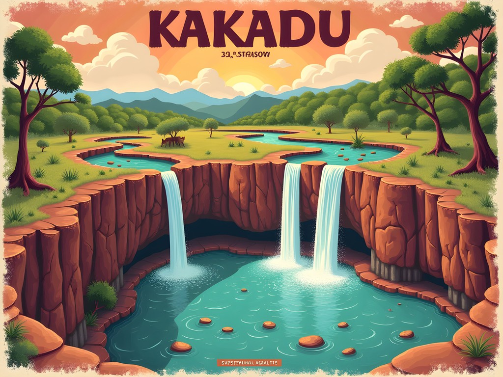 Kakadu's six-season indigenous calendar showing best waterfall visiting times