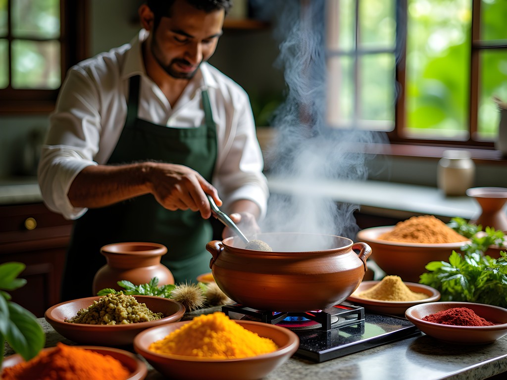 Luxury Sri Lankan cooking class with professional chef near Sigiriya