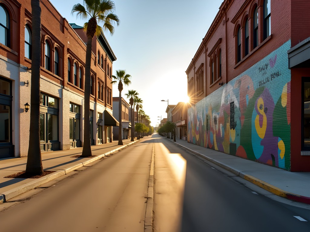Vibrant street art murals in St. Petersburg's Central Arts District
