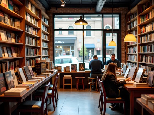 Interior of Magic City Books independent bookstore in Tulsa Arts District