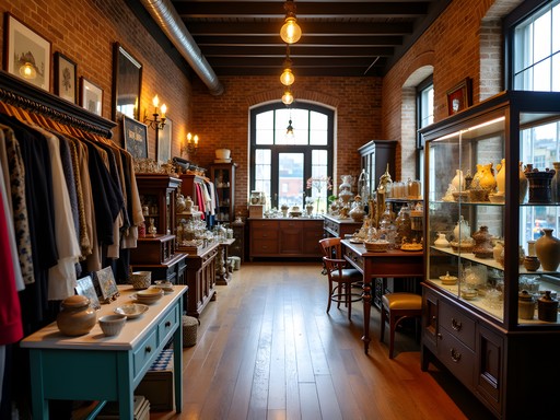 Interior of a charming vintage store in downtown Yonkers
