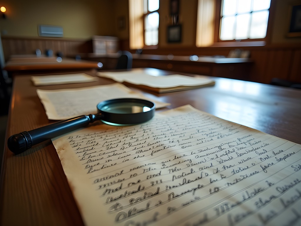 Historical immigration documents at Dacotah Prairie Museum in Aberdeen