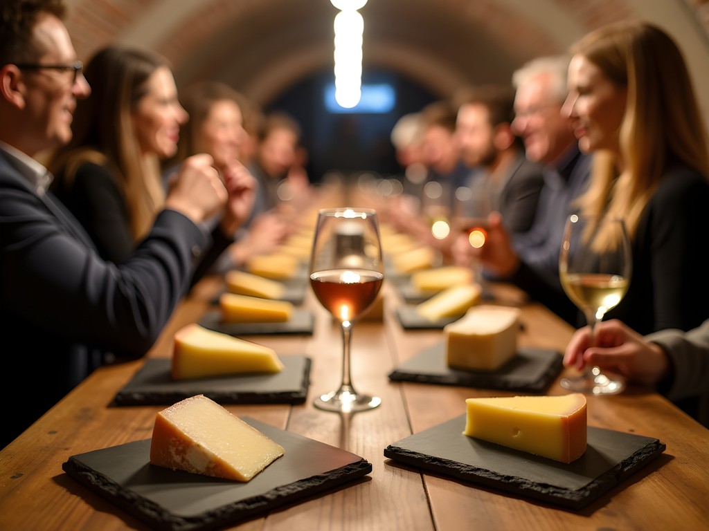 Small group participating in Dutch cheese tasting workshop in Amsterdam