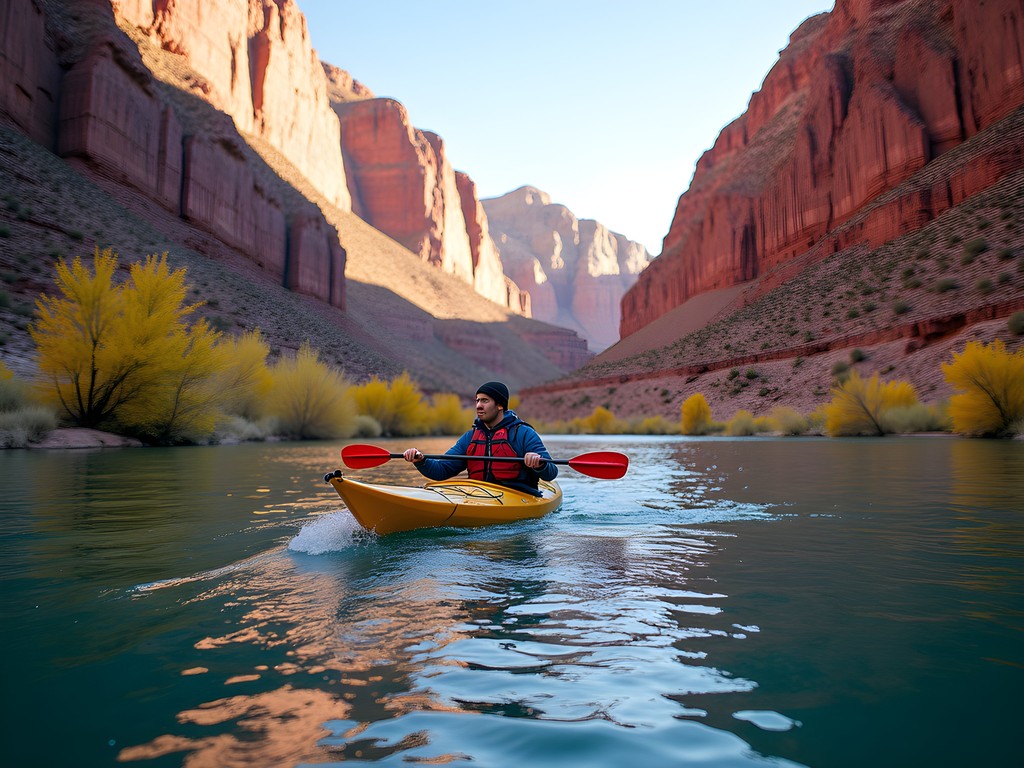 Solo kayaking adventure on the San Juan River in Farmington
