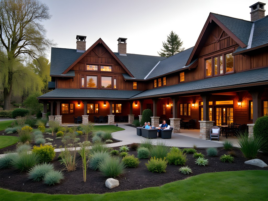 Historic McMenamins Cornelius Pass Roadhouse with sustainable renovations and garden