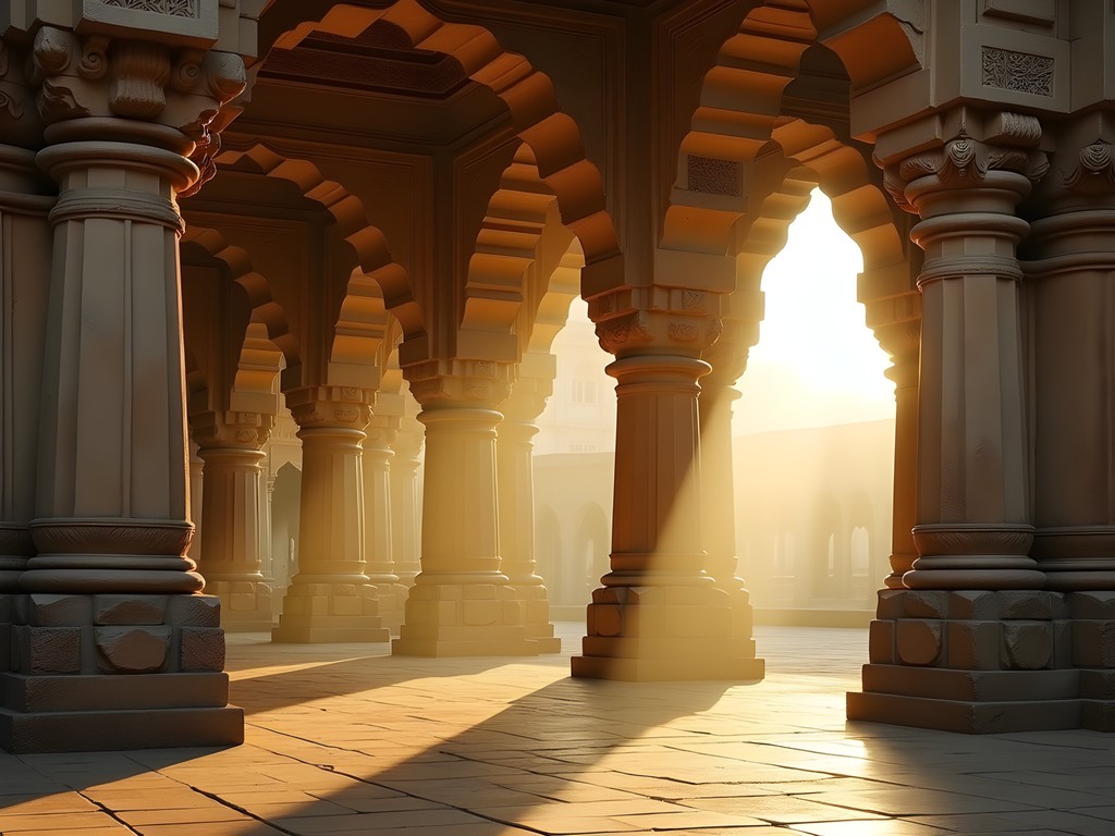 Jagdish Temple in Udaipur morning light with intricate stone carvings and peaceful atmosphere