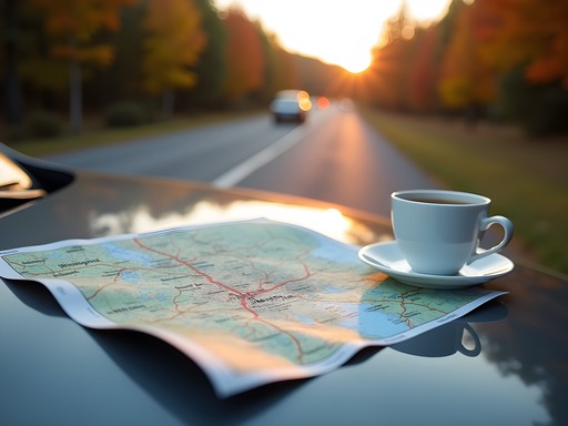 Road map showing Bear, Delaware as a central hub to surrounding attractions