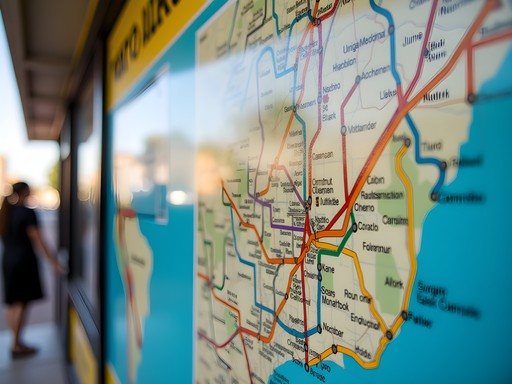 Porto Alegre's comprehensive bus network map