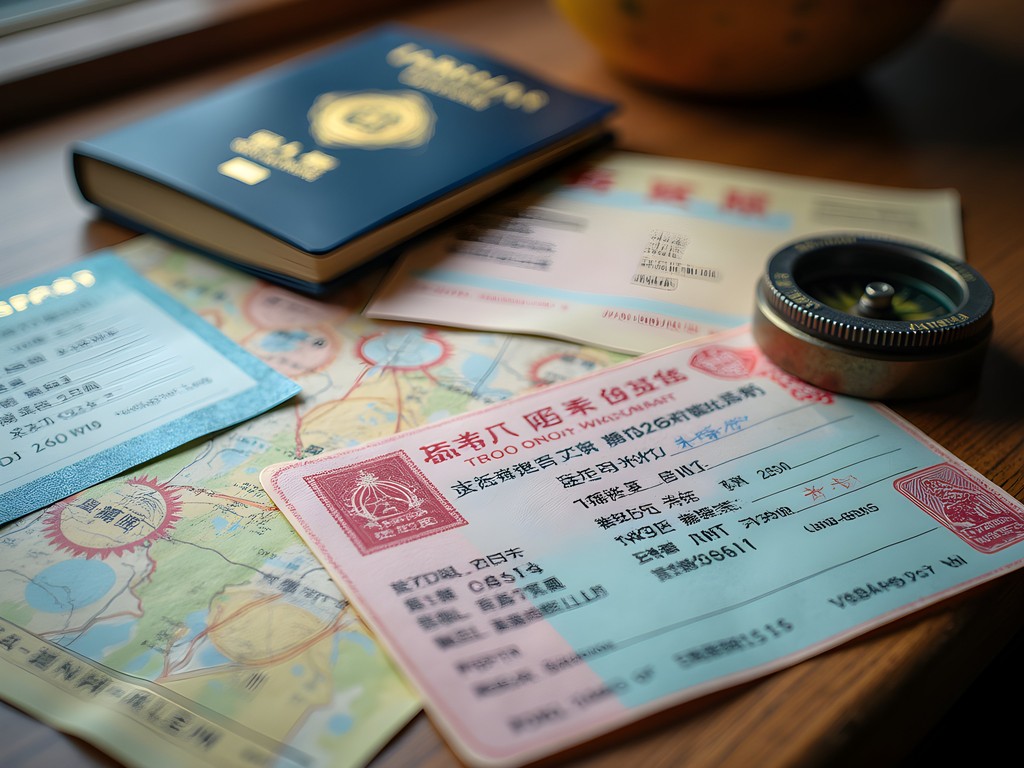 Collection of Tibet travel permits and documentation required for Everest Base Camp access