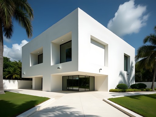 Exterior view of the modernist Museo de Arte de Ponce with its distinctive hexagonal structure
