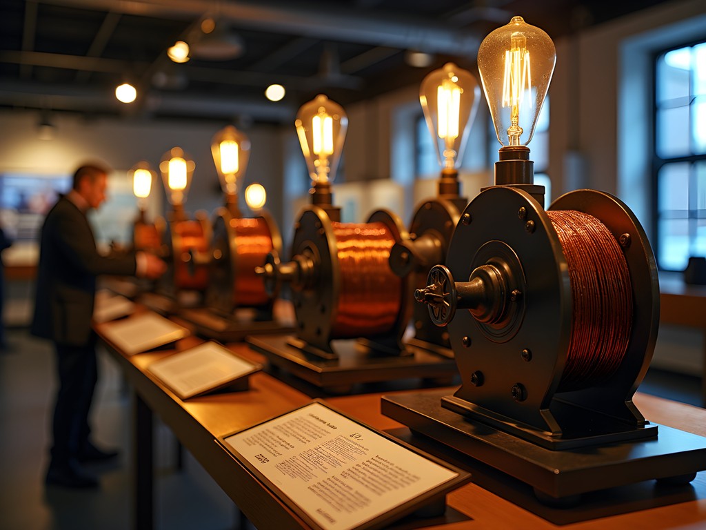 Interactive electrical innovation exhibit at the Edison Tech Center in Schenectady