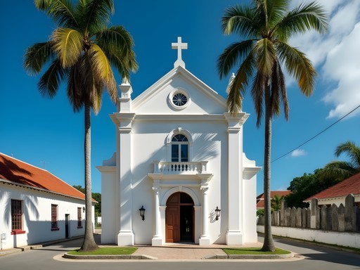 Historic St. Peter's Parish Church colonial architecture in Speightstown, Barbados