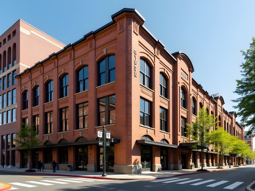 MGM Springfield's preserved historical industrial elements integrated into modern entertainment complex