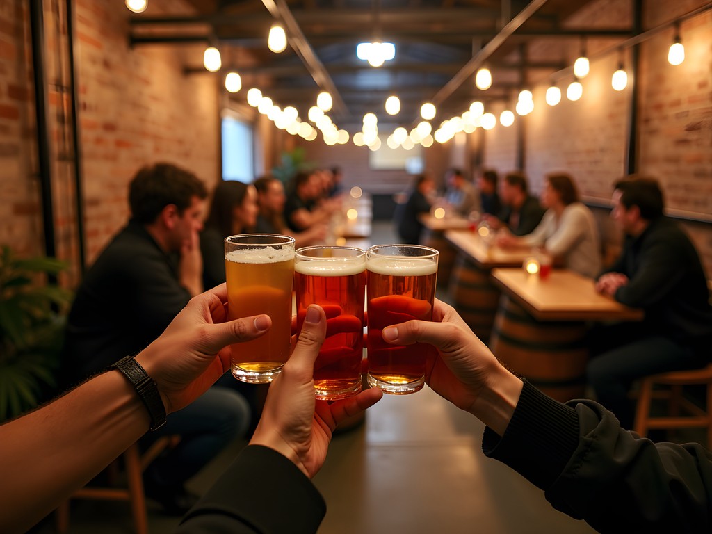 Secret cider tasting in industrial warehouse space in Mount Pleasant Vancouver