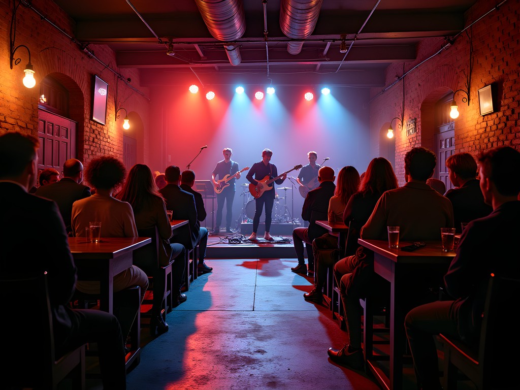 David enjoying a live music performance at an intimate Worcester venue